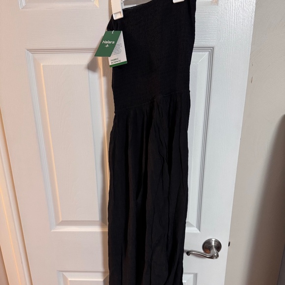 Halara black strapless jumpsuit - Picture 1 of 3